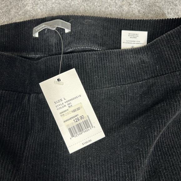 Vince Pants Womens 12 Velvet Ribbed Knit Tapered Corduroy Career Capsule - Picture 4 of 11
